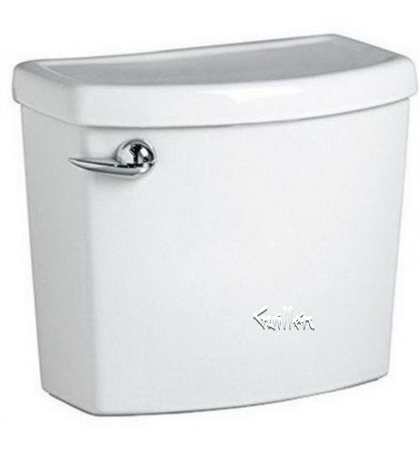 American Standard 4188A155; Cadet Pro; two piece 12"" rough in tank with liner/rh right hand trip lever repair replacement technical part breakdown
