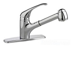 American Standard 4205.104; Reliant; single control kitchen pull-out faucet repair technical part breakdown