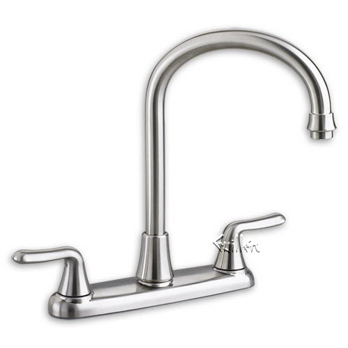 American Standard 4275550F15; Colony Soft; kitchen gooseneck spout less spray metal lever handle repair replacement technical part breakdown