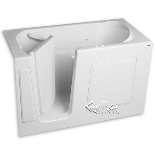 American Standard 2848.509.WLW; Gelcoat Wit; gelcoat walk-in tub 28 x 48 lh left hand 8 jet wlp with qud e x t f repair replacement technical part breakdown
