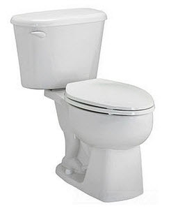 American Standard 4310.016; Colony; round front / elongated two piece 1.6 gpf toilet repair technical part breakdown