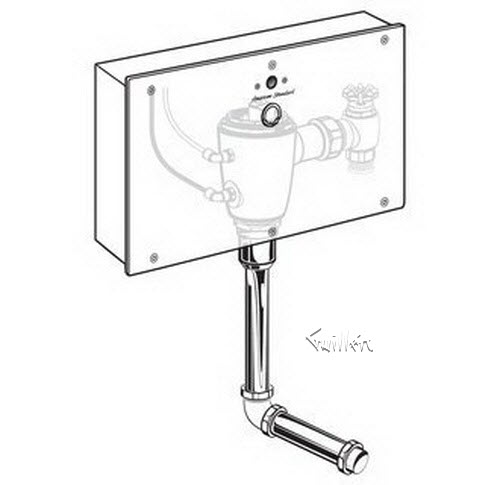American Standard 6063511; ; selectronic concealed urinal wb flushometer dc 1 gpf 3/4 bs repair replacement technical part breakdown