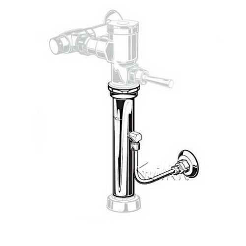 American Standard 6065830.002; ; trap primer for toilet flushometer 11-1/2" rough-in; in Chrome