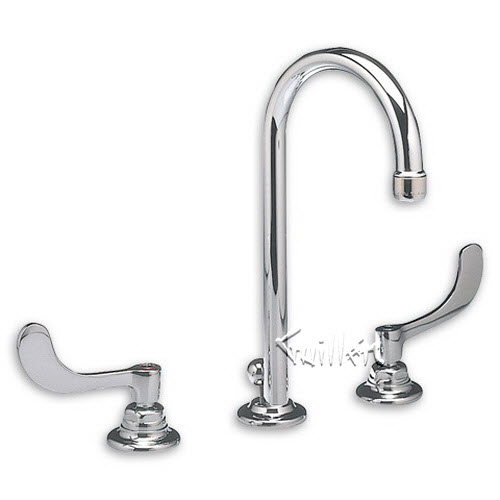 American Standard 6530174; Monterrey; 8"" widespead rigid gooseneck spout wrist blade handle vandal resistant 0.35 repair replacement technical part breakdown