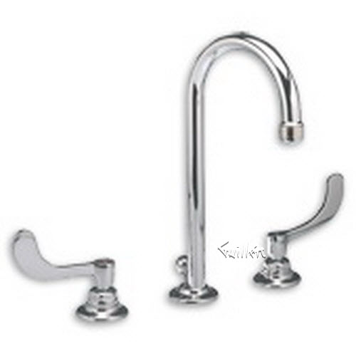 American Standard 6532175; Monterrey; 8"" widespread gooseneck spout wrist blade grid drain 0.5 gpm repair replacement technical part breakdown