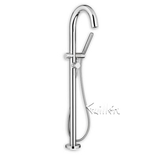 American Standard 2064951; Serin; contemporary round floor mounted tub filler with personal shower repair replacement technical part breakdown