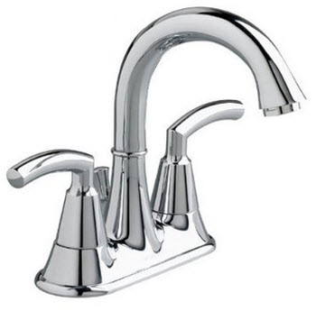 American Standard 7034; Triumph; two handle centerset lavatory faucet with speed connect drain repair replacement technical part breakdown