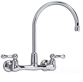 American Standard 7293.152; ; two handle exposed wall mount sink faucet repair technical part breakdown