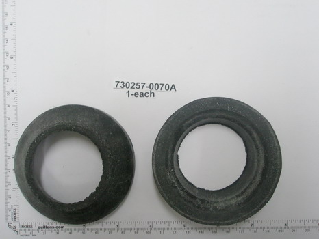 American Standard 730257-0070A; ; one piece toilet washer bevelled gasket 3.4-6 x 2.10 x 1.12 pressure assist toilet; in Unfinish