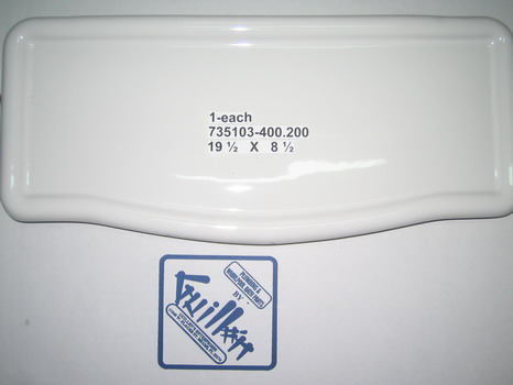AME 735103-400.020 RETROSPECT TANK COVER WHT; Discontinued Product