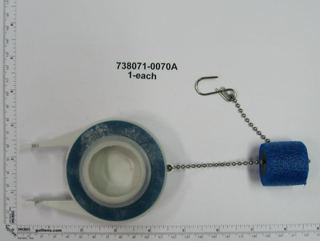 American Standard 738071-0070A; ; flapper & float assembly ( 738071-200 cf ) for toilet; in Unfinish; Discontinued Product - Use American Standard 7381129-200.0070A