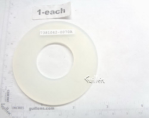 American Standard 7381042-0070A; ; flush valve seal silicone flapper toilet; in Unfinish