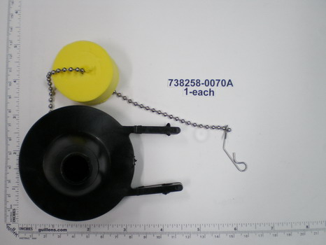 AME 738258-0070A Flapper and chain w/float 2063 tank; Discontinued Product - Use American Standard 7381129-200.0070A