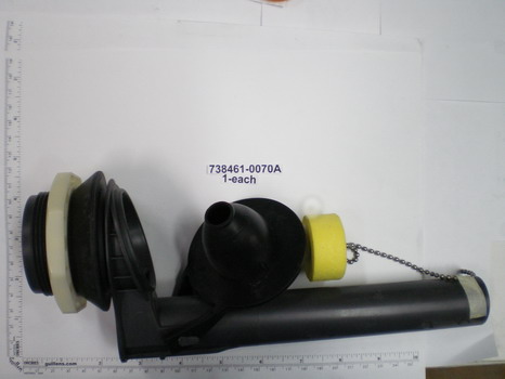 American Standard 738461-0070A; ; Flush valve with flapper 9 1/4"" with float; in Unfinish   83010-00.000  ; Discontinued Product - Use American Standard 7381129-200