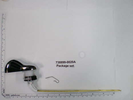 American Standard 738899-0020A; ; plastic replacement trip lever generic fit most toilet; in Polished Chrome   8098.002; 8098