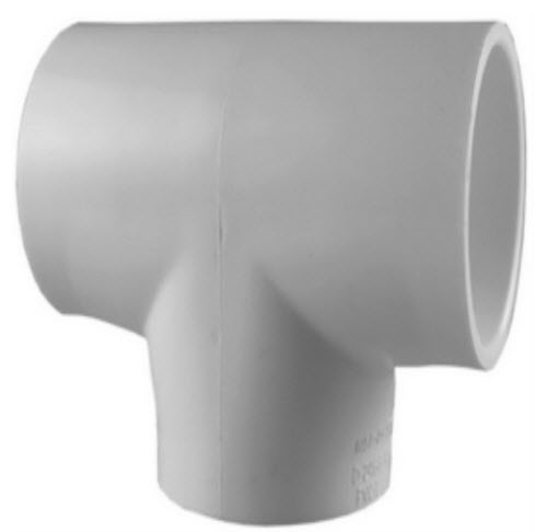 American Standard 752204-0070A; ; Tee, 1.5 x 1.5 x 1 pvc; in Unfinish