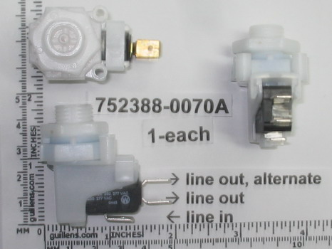 AME 752388-0070A Switch, air (pump) tbs310