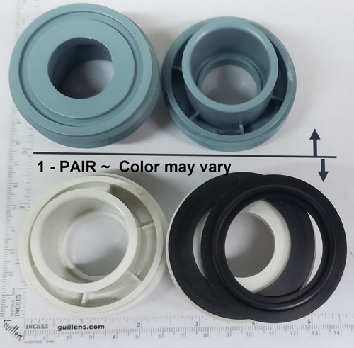 American Standard 752411-0070A; ; heater fitting nut tail piece 1-1/2 thd x 1" slip for Whirlpool; in Unfinish; Discontinued Product