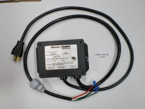 American Standard 752692-0070A; ; new system ii control box 115 - 120 volt for whirlpool; in Unfinish   752468-0070A; 752119-0070A; 752465-300  ; Discontinued Product