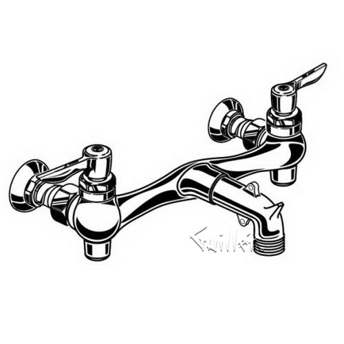 American Standard 8350235; Heritage; service sink faucet fitting 3 inch spout 3/4 tthread repair replacement technical part breakdown