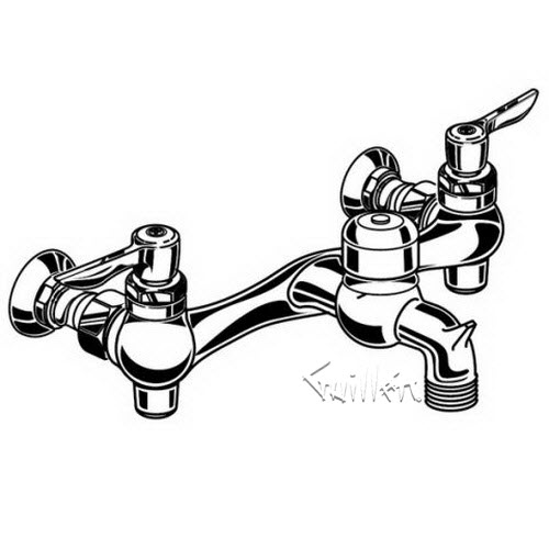 American Standard 8350243; Heritage; service faucet vaccum breaker 3 inch 3/4 in thread repair replacement technical part breakdown