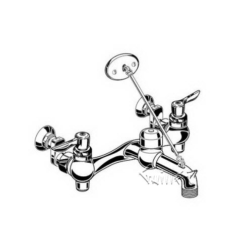 American Standard 8354112; Heritage; service faucet vaccum breaker strap 6 3/4"" thread repair replacement technical part breakdown