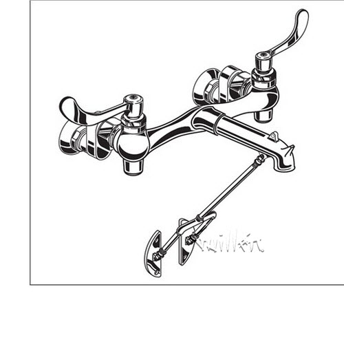 American Standard 8355101; Heritage; service faucet bot brce straps 6""plain repair replacement technical part breakdown