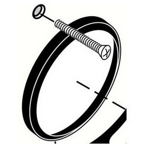 Porcher 913959-0070A Old style thermostatic cartridge plate seal grommet; Discontinued Product