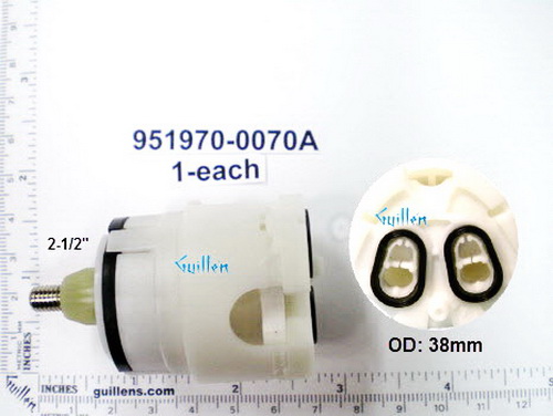 American Standard 951970-0070A Cartridge for iperbole multiport   953130-0070A