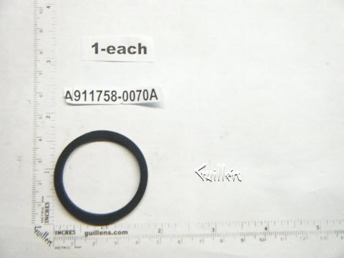 POR A911758-0070A Gasket ring 34mm x 44mm x 3mm thk-rubber