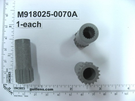 American Standard M918025-0070A; Town Square; plastic adapter spline for handle long; in Unfinish