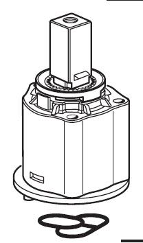 American Standard M951483-0070A; Soltura; cartucho 35mm cartridge for kitchen faucet; in Unfinish   G-AS350