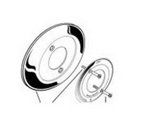 American Standard M961856-0020A; ; escutcheon and screw kit for bath shower; in Polished Chrome