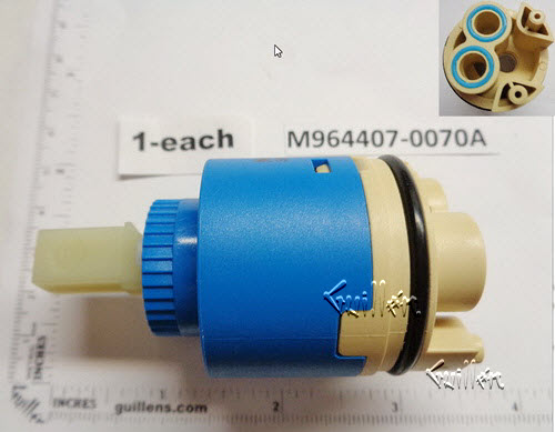 American Standard M964407-0070A; Pekoe; cartridge N40H; in Unfinish   M962705-0070A; RP20063