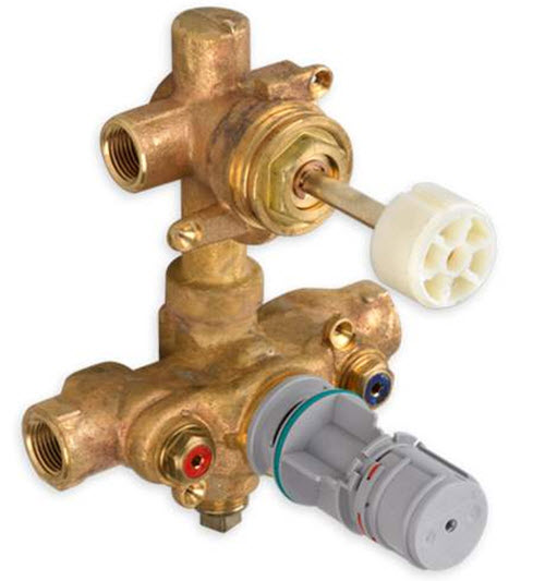 American Standard R522; ; 2-handle thermostastic rough valve with built-in-2; in Unfinish