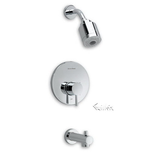 American Standard T064508; Serin; pb pressure balance bath and shower trim with flowise mod 3 function shower head repair replacement technical part breakdown