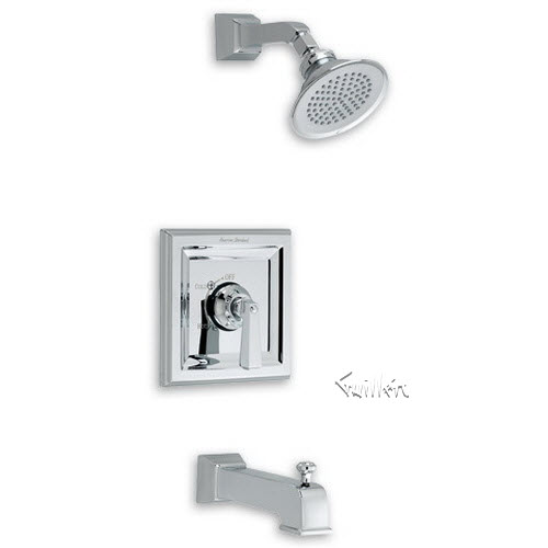 American Standard T555500; Town Square; pb pressure balance shower trim valve only metal lever handle repair replacement technical part breakdown
