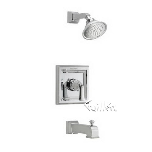 American Standard T555521; Town Square; pb pressure balance shower trim shower only metal lever handle repair replacement technical part breakdown