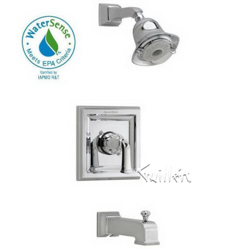 American Standard T555528; Town Square; pb pressure balance shower trim bath and shower metal lever handle 3 function repair replacement technical part breakdown