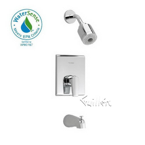American Standard T590507; Studio; pb pressure balance shower trim with flowise shower repair replacement technical part breakdown