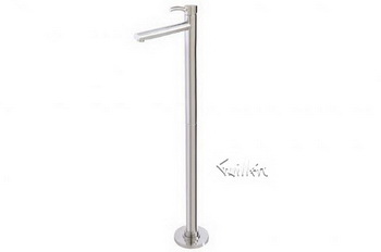 Aquabrass 13083-BN; Teo; floor-mount lavatory faucet; in Brushed Nickel