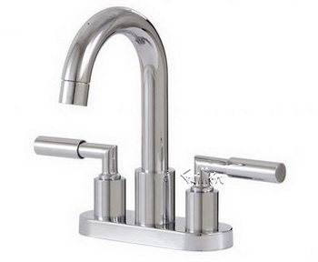 Aquabrass 27519-PC; Zara; 4" centerset lavatory faucet; in Polished Chrome