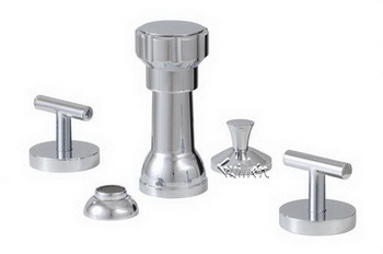 Aquabrass 32026-BN; Loveme; 4 bidet set; in Brushed Nickel