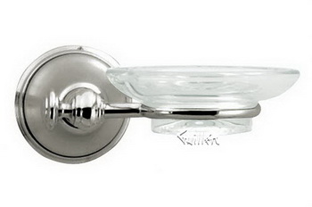 Aquabrass 401-PC; ; wall-mount dish; in Polished Chrome