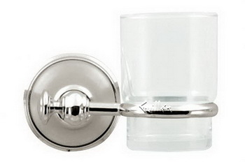 Aquabrass 402-BN; ; wall-mount tumbler holder; in Brushed Nickel