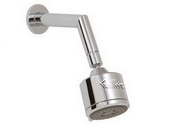 Aquabrass 467-PC; ; 3" inch round showerhead with arm; in Polished Chrome