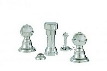 Aquabrass 5526-GD; Royale; 4 bidet set; in Polished Gold