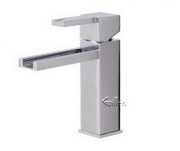 Aquabrass 77314-BN; Streem; single-hole lavatory faucet; in Brushed Nickel