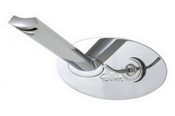 Aquabrass 80949-PC; Martini; wall-mount lavatory faucet; in Polished Chrome
