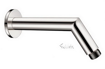 Aquabrass 8101-BN; ; 6" inch round shower arm & flange; in Brushed Nickel